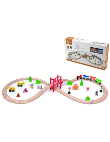 The Wooden Train Track -