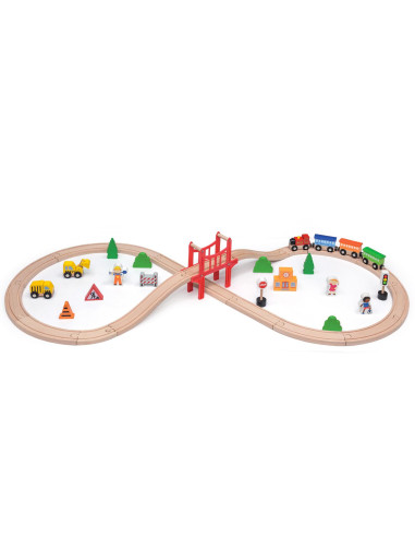 The Wooden Train Track -