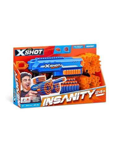 X-Shot Insanity Manic 24 darts -