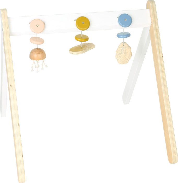 12334_small_foot_Baby_Spielbogen_Seaside_schraeg_Spielelemente_angebracht_20231023.jpg Baby Play Arch "Seaside"