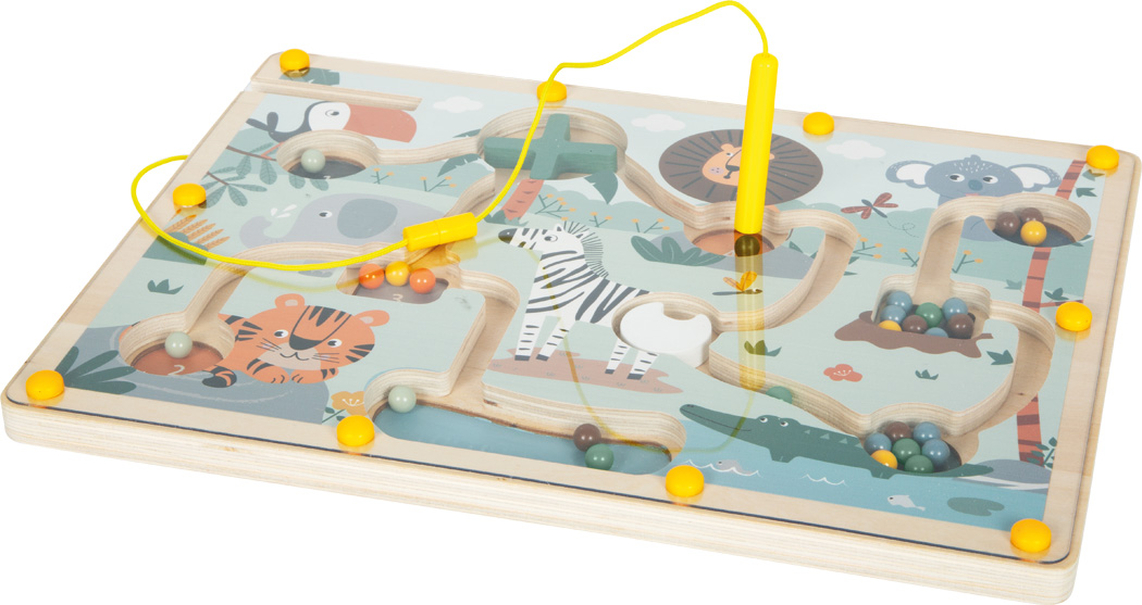 12732_42-magnetisches-labyrinth-safari-small-foot-stick-magnet.jpg Magnetic Maze "Safari"