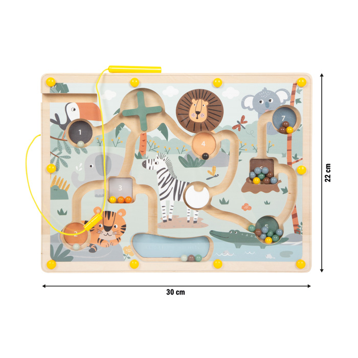 12732_70-magnetisches-labyrinth-safari-small-foot-size-skizze.jpg Magnetic Maze "Safari"