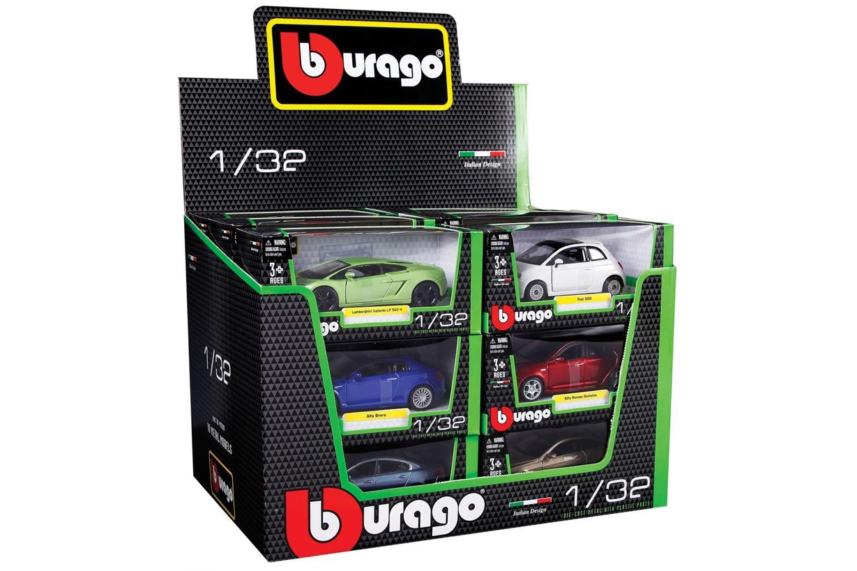 BBU18-43100.jpg Bburago Auto Street Fire 1:32 assortite 1pcs