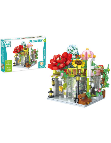 YES52221.jpg YT Flowery Flower Shop with Lights 741pcs -