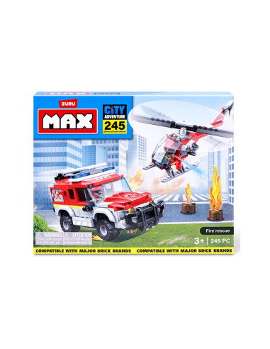 Max Firefighters 2 Emergency Vehicles 265pcs -